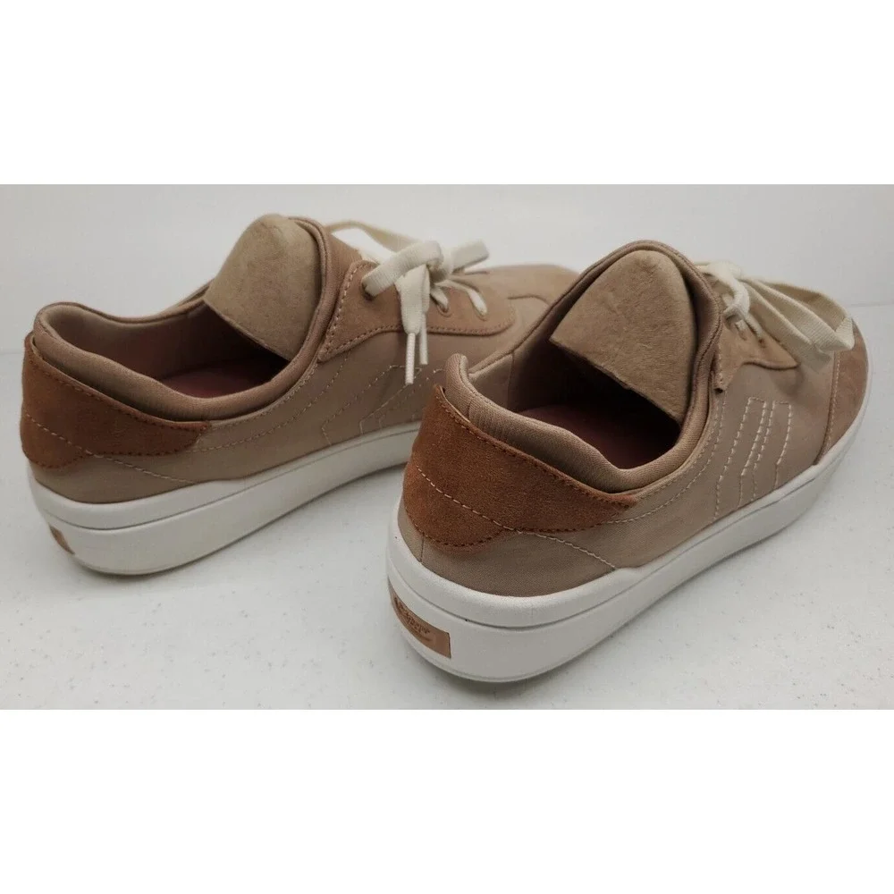 Dr. Scholl's Dispatch Comfort Fabric Sneakers Toasted Taupe Women's Size 10M NEW